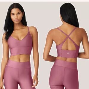 Alo Yoga - Airlift Set ( Speedy laser cut bra + 7/8 Leggings in Mars Clay XS/S